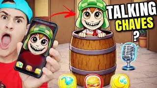 N&Atilde;O INVOQUE O TALKING CHAVES AS 3 HORAS DA MANH&Atilde;!! 😱 (Primeiro Teste)
