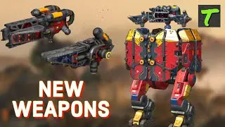 [WR] WAR ROBOTS - NEW WEAPONS Incinerator & Scald Gameplay, UPDATR 6.9 Review First Impressions -