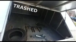 Destroyed Clamshell Skidoo Trailer! Can it be fixed??