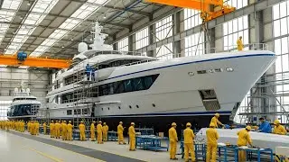 Inside the Superyacht Shipyard &mdash; Building a $500 Million Floating Palace (Full Process)