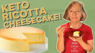 Keto Sicilian Ricotta Cheesecake
