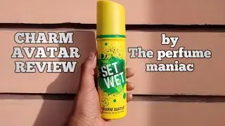 set wet charm avatar deodorant review by The perfume maniac