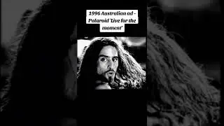 1996 Australian ad - Polaroid 'Live for the moment' #retroads #oldads #oldcommercials #aussieads