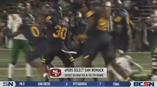 Sam Womack Selected in Fifth Round by San Francisco