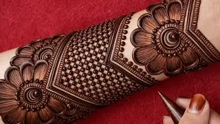 Very Simple Arabic Mehndi Design||New Stylish Easy Mehndi Design||Mehandi Ki Designs||Mehndi 
