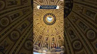 👉Este es el domo, el punto m&aacute;s alto de la Bas&iacute;lica de San Pedro | #shorts