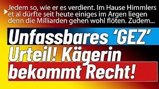 Vernichtendes (GEZ) Urteil! Beitragsservice steht nun auf wackligen Beinen.