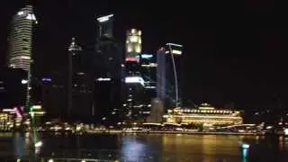 Singapore Wonderful Water and Light Symphony @ Marina Bay Sands Dock, SG