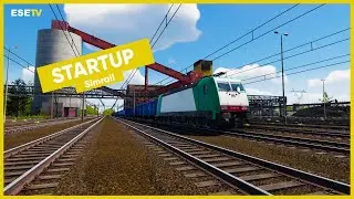 Starting the TRAXX locomotive in Simrail