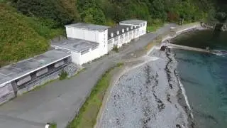 Isle of man by Drone, port Soderick