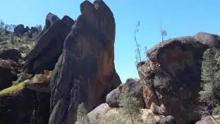 Spectacular Views from the Balconies Cliffs Trail in Pinnacles National Park, California