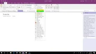 OneNote 2016: Create To Do lists simply