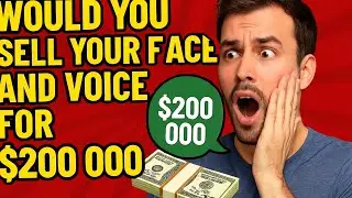 WOULD YOU SELL YOUR FACE AND VOICE FOR $200 000?🤔#aimoney