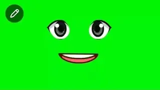 mouth eye green screen video 