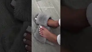 Classic White Pedicure 🤍 | Elegant Foot Manicure & Beautiful Feet Aesthetic  #chictoes  #foot