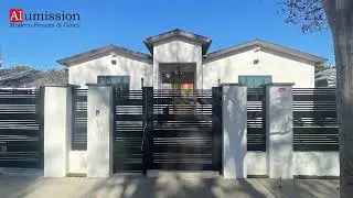 Aluminum fence and gate designs and ideas | Easy & Fast DIY installation.