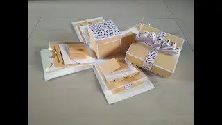 Explosion box- White and golden theme by Sheetal Khajure- Arty Hearty