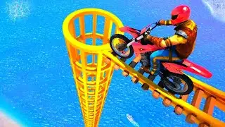 real impossible bike stunts 3d 2020 : #game ! bike stunts ! moto racer ! BRGAMER ! brgamer
