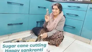 Din Ki Shuruat Beet Carrot Juice Se || Sugar Cane Cut Kari Main || Happy sankranti 