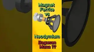 Speaker Magnet Ferrite vs Neodymium #speaker#subwoofer#ferrite#neodymium#amplifier#Audio#soundsystem
