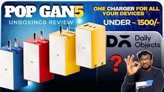 DailyObjects POP 67W GaN5 Adapter ⚡ Triple Port Power for All Devices!