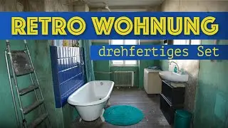 M&ouml;blierte, farbenfrohe Vintage-Wohnung f&uuml;r Filmaufnahmen