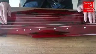 Premium Quality Aged Fir Wood Guqin Instrument Chinese 7 Stringed Zither Zhong Ni Style