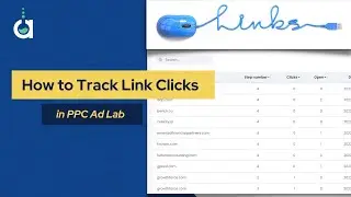How to track link clicks in PPC Ad Lab