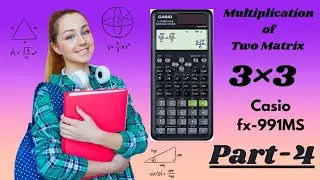 3&times;3 Matrix solve With the help of Casio scientific calculator #casio #matrix 📟  usee Every one 📟