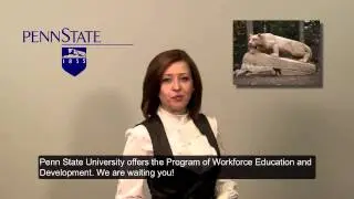 Intro of Penn State's Workforce Education & Development Program (in Russian)