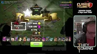 RANKED GRIND!  4 Days until TH18 in Clash of Clans
