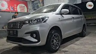 Modifikasi Ertiga menggunakan Velg R16 Ce28🔰 Lebar 7  Et.40 ban 195/55