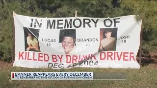 Banner serves as reminder of the dangers of drunk driving