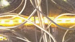 Spaghetti Junction (Day to Night Time-Lapse)