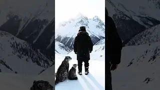 Tiny Snow Leopard Cub Saves His Trapped Mother #shorts #shortfeed #viral #animals