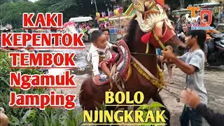 Kaki Kuda Kepentok Tembok..?? Kuda Ngamuk JAMPING ||  2020-02-07 || tato denggel