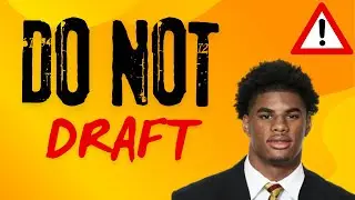 DO NOT DRAFT THESE 3 WIDE RECEIVERS IN YOUR ROOKIE DRAFTS | DYNASTY FANTASY FOOTBALL