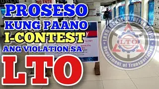 PAANO MAG CONTEST NG VIOLATION OR TRAFFIC APPREHENSION SA LTO 2021