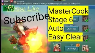 Stage 6 Mastercook Ramsay Auto Perfect team Easy Clear #lordsmobile
