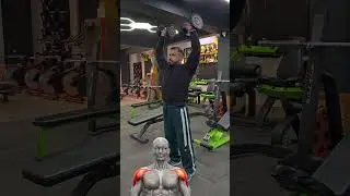 Standing Dumbbell Shoulder Press is one of the best exercises to build strong and wide shoulders 💪