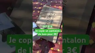 JE COPIE UNE MARQUE CHER AVEC SEULEMENT 3&euro; DIY COUTURE SIMON MILLER #craft #diy # couture