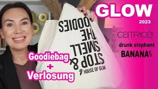 GLOWCON Goodiebag 2023 | Unboxing + VERLOSUNG Vlog #natalinordbeauty