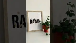 Rayan &ndash; A Name of Elegance | Arabic & Latin Calligraphy Design for Girls or Boys #arabiccalligraphy