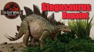 Mattel Stegosaurus Repaint (Lost World-Style)