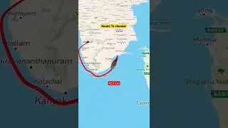 Kerala to Chennai distance #viral #reels #viralvideo #trending #tiktok #india #shorts