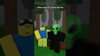 When the UFO saves the fire in 99 Nights in the Forest ☠️