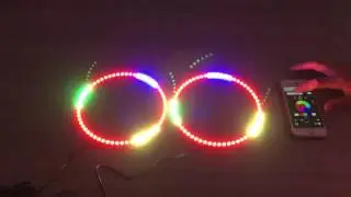 Jeep Wrangler 97-16 chasing halo headlight kits!