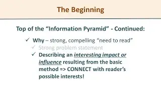 Writing Your Research Paper Abstract to Get Reader's Attention - Part 1