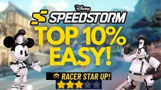 How to Get TOP 10% In the Timeless Mickey and Pete Cups EASILY! | Disney Speedstorm Tips & Tricks