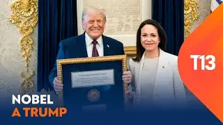 María Corina Machado entrega a Trump su medalla del Nobel de la Paz